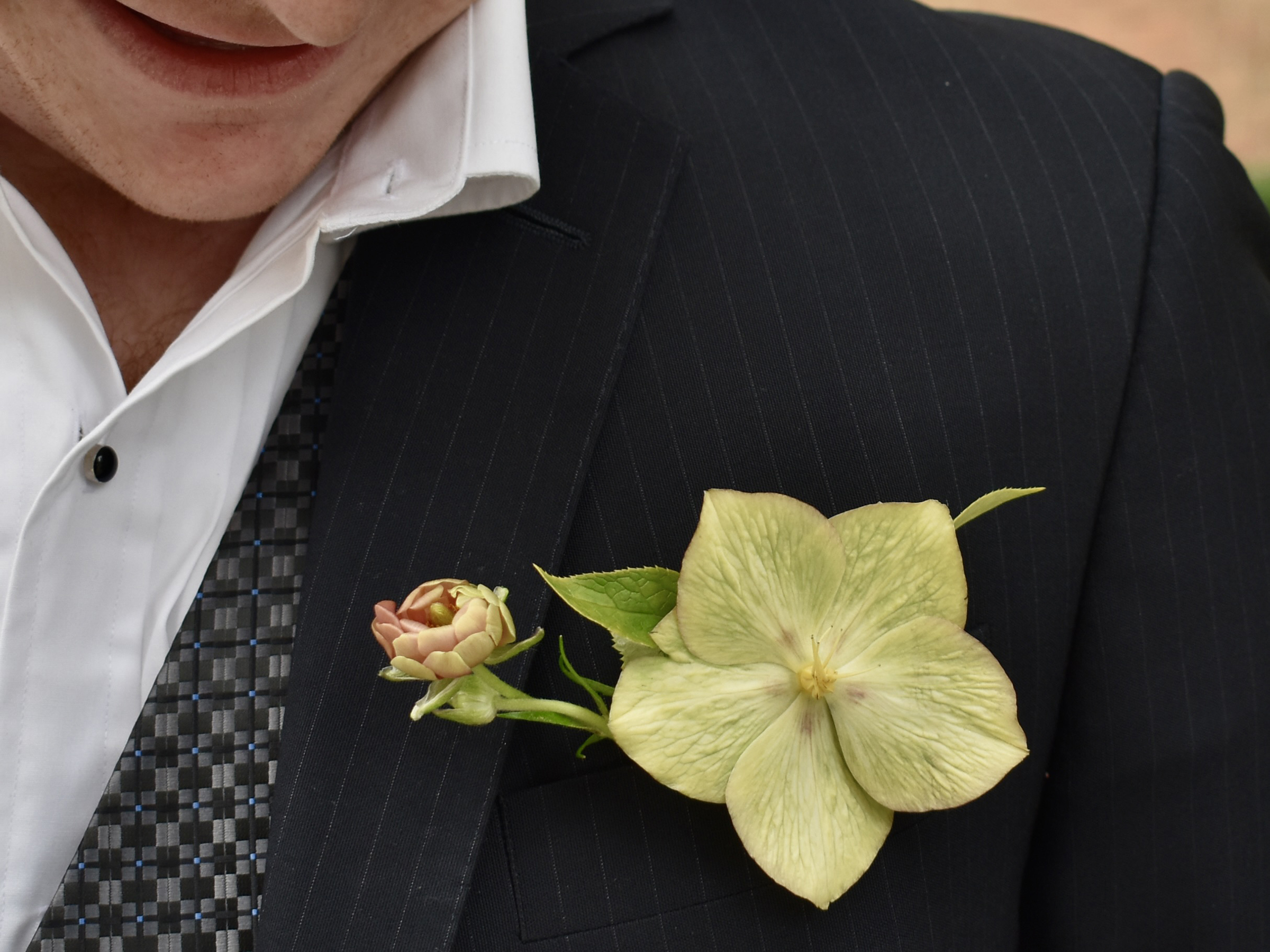 This local boutonniere is a great wedding-related products for the groom.