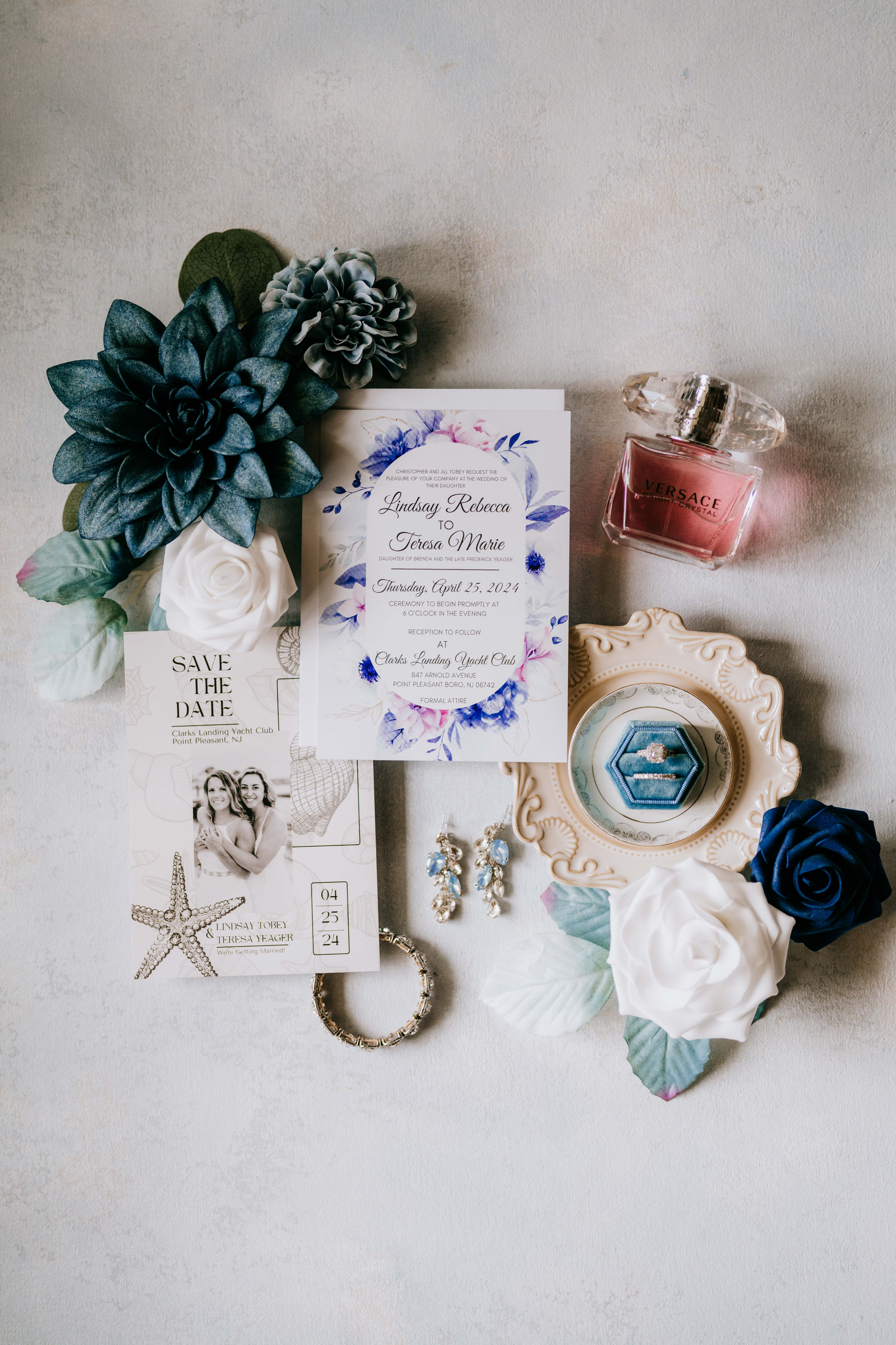 A Clarks Landing Yacht Club wedding.