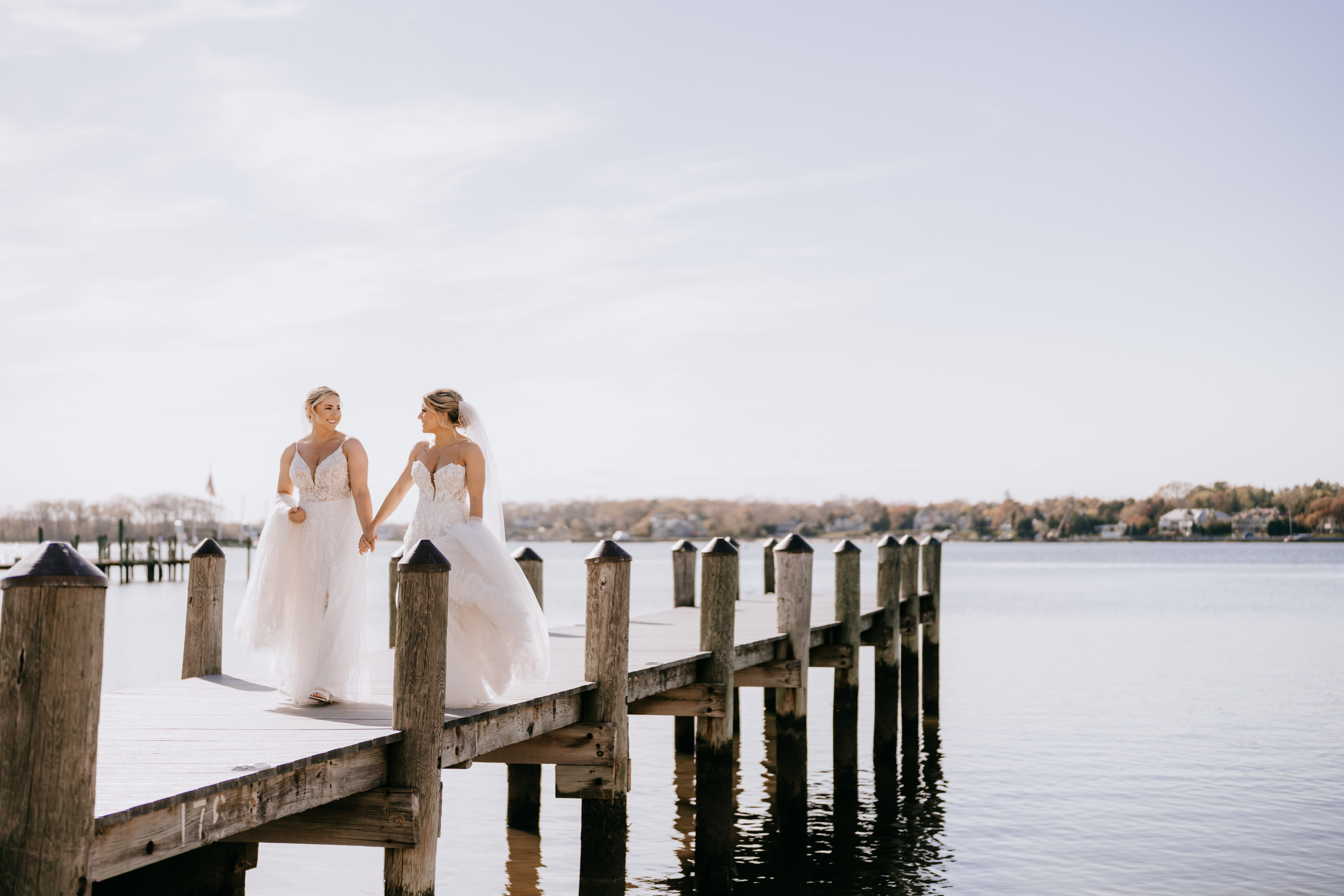 A Clarks Landing Yacht Club wedding.