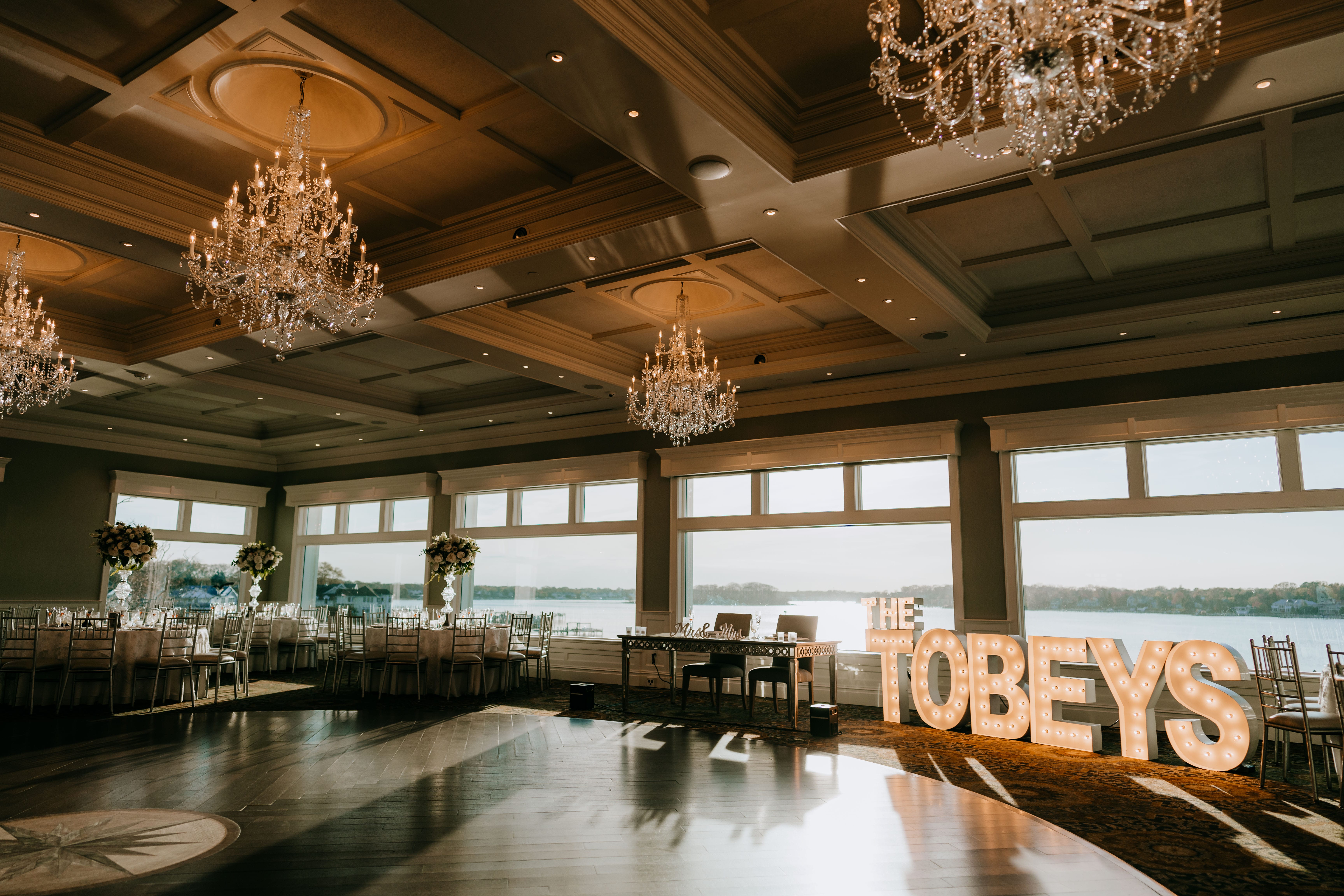 A Clarks Landing Yacht Club wedding.