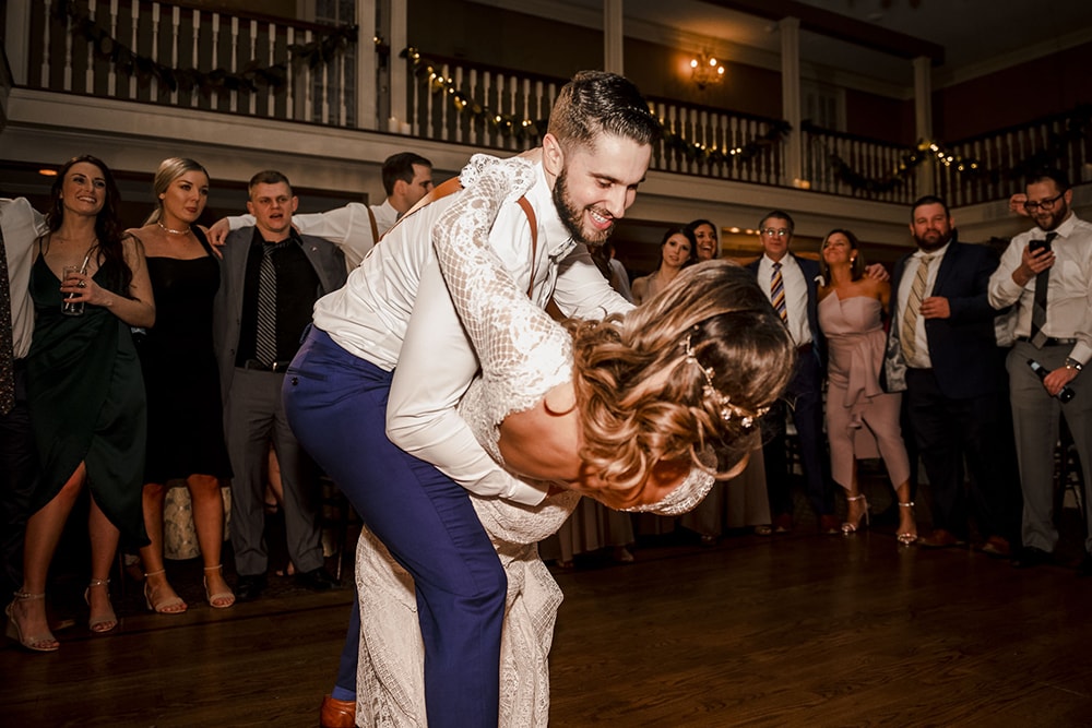 Tara and Travis at David's Country Inn