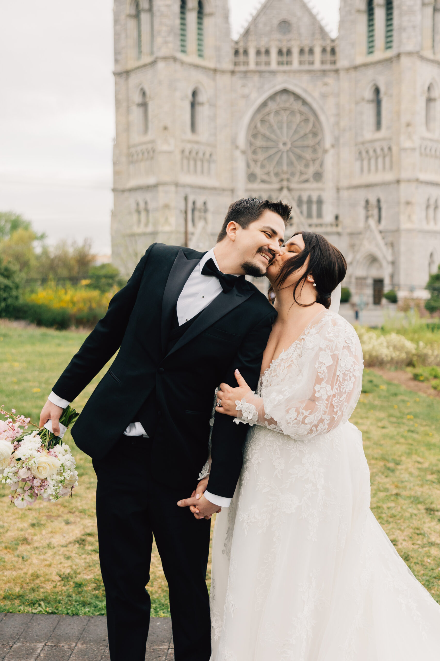 A Cathedral Basilica of the Sacred Heart wedding.