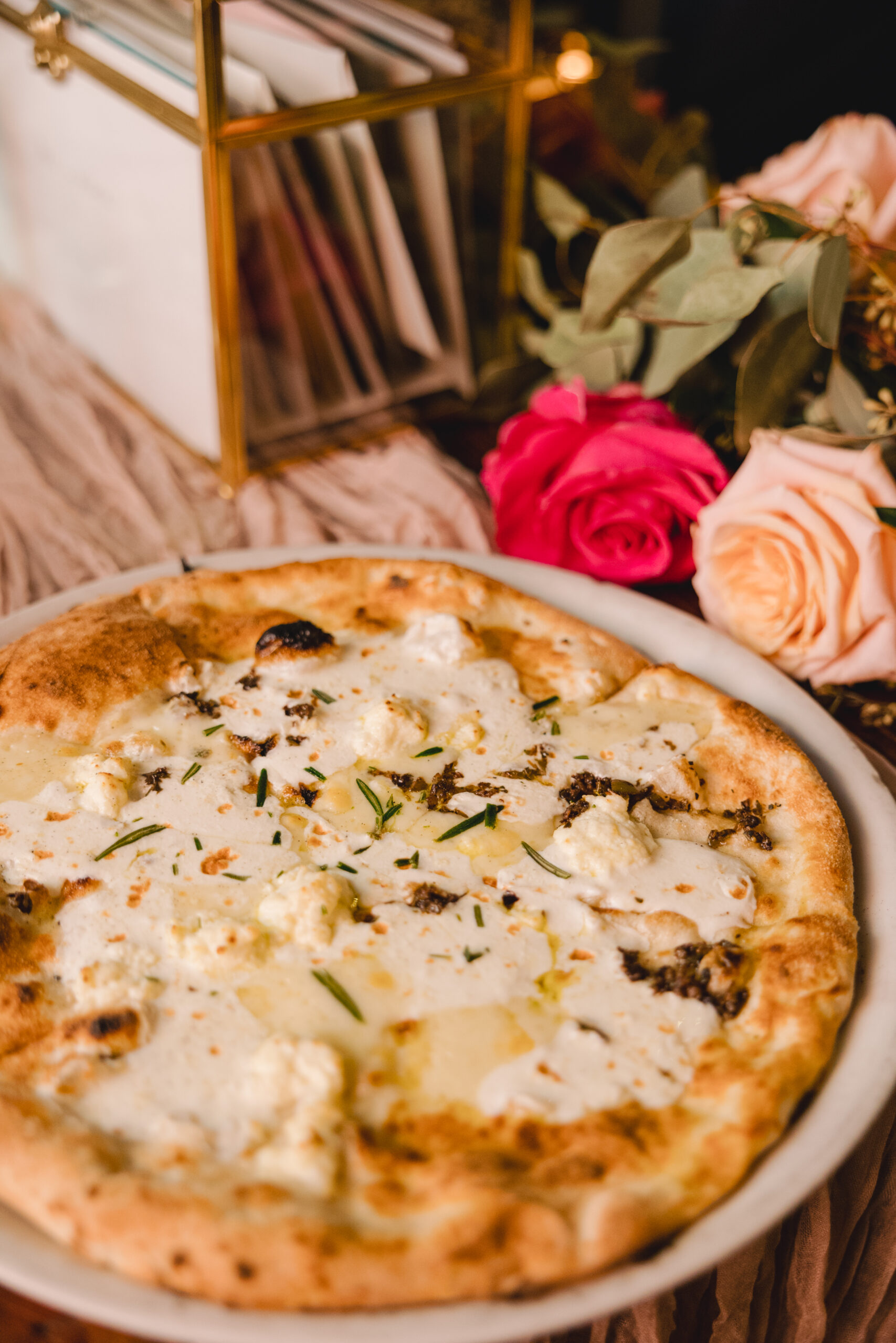 A pizza at their Porta Asbury Park wedding.