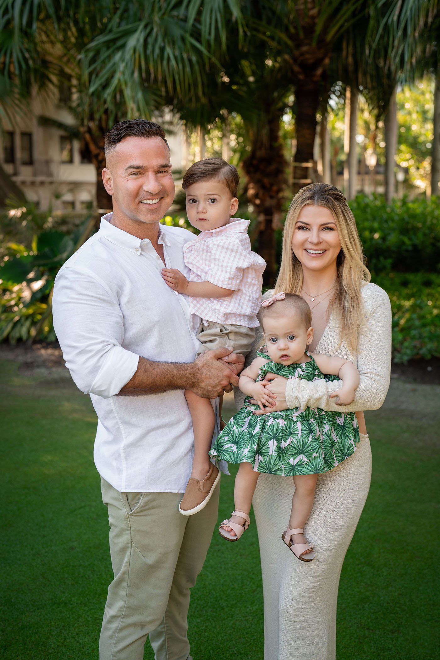 The Sorrentino family lives in Holmdel. Their third child is due to arrive in March.