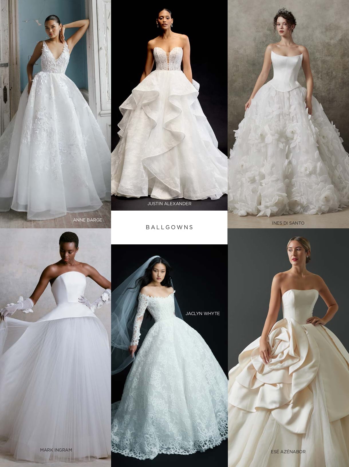 Wedding Gowns from the Fall 2025 collections.