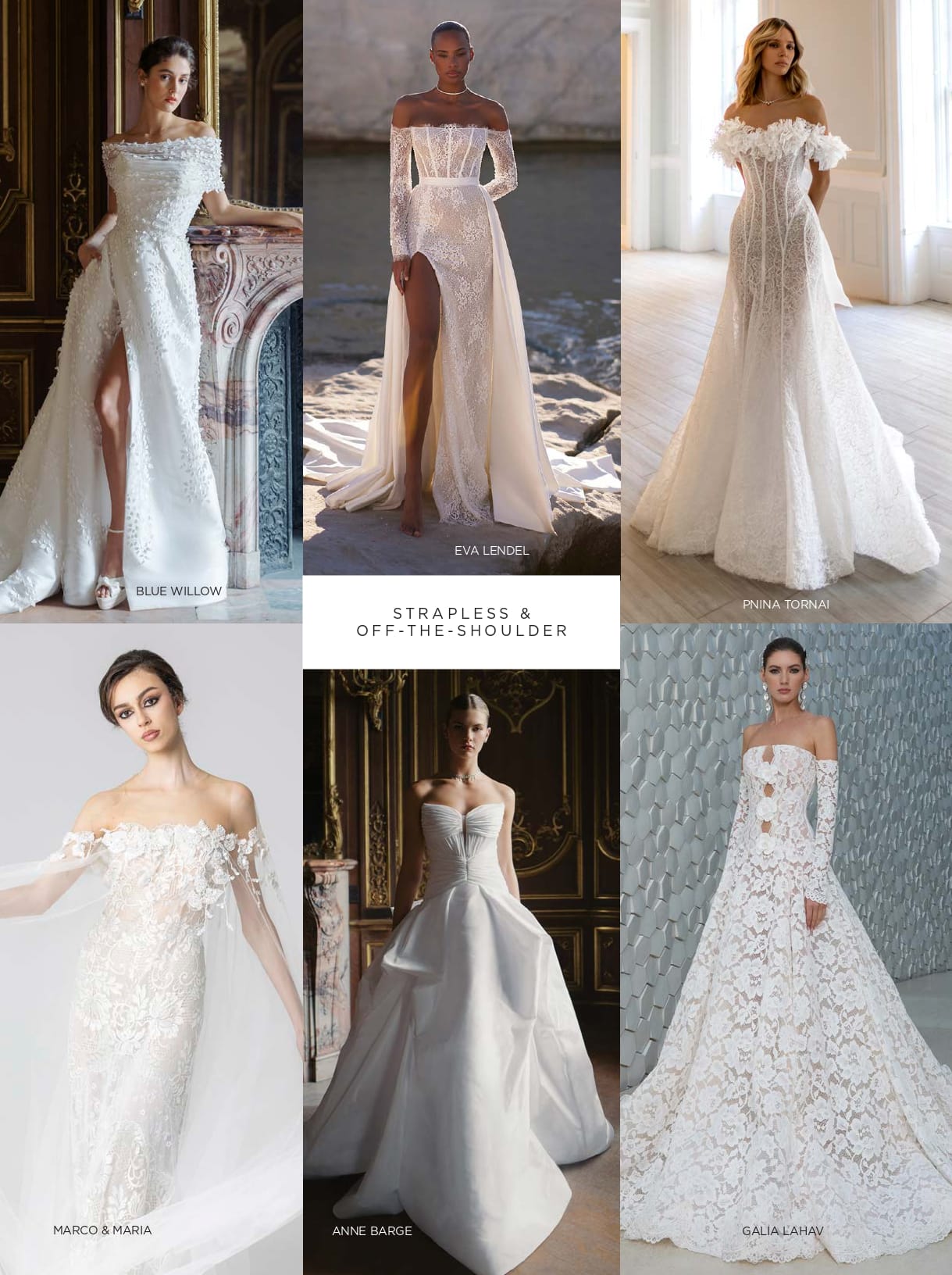 Wedding Gowns from the Fall 2025 collections.
