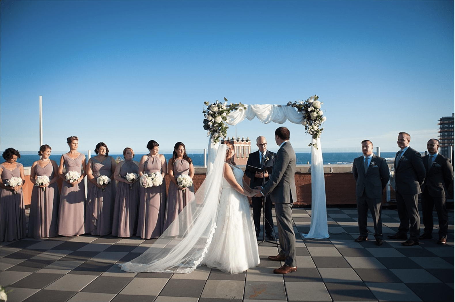 Berkeley Oceanfront Rooftop Wedding