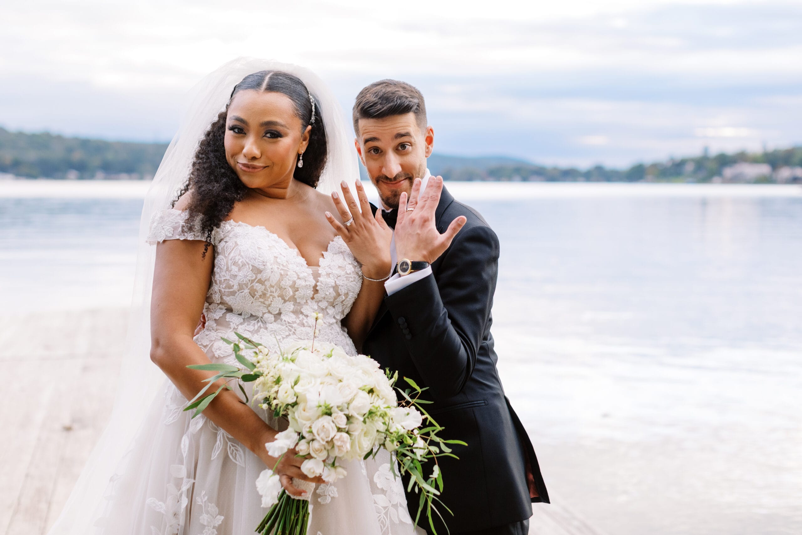 A Lake Mohawk Country Club wedding.