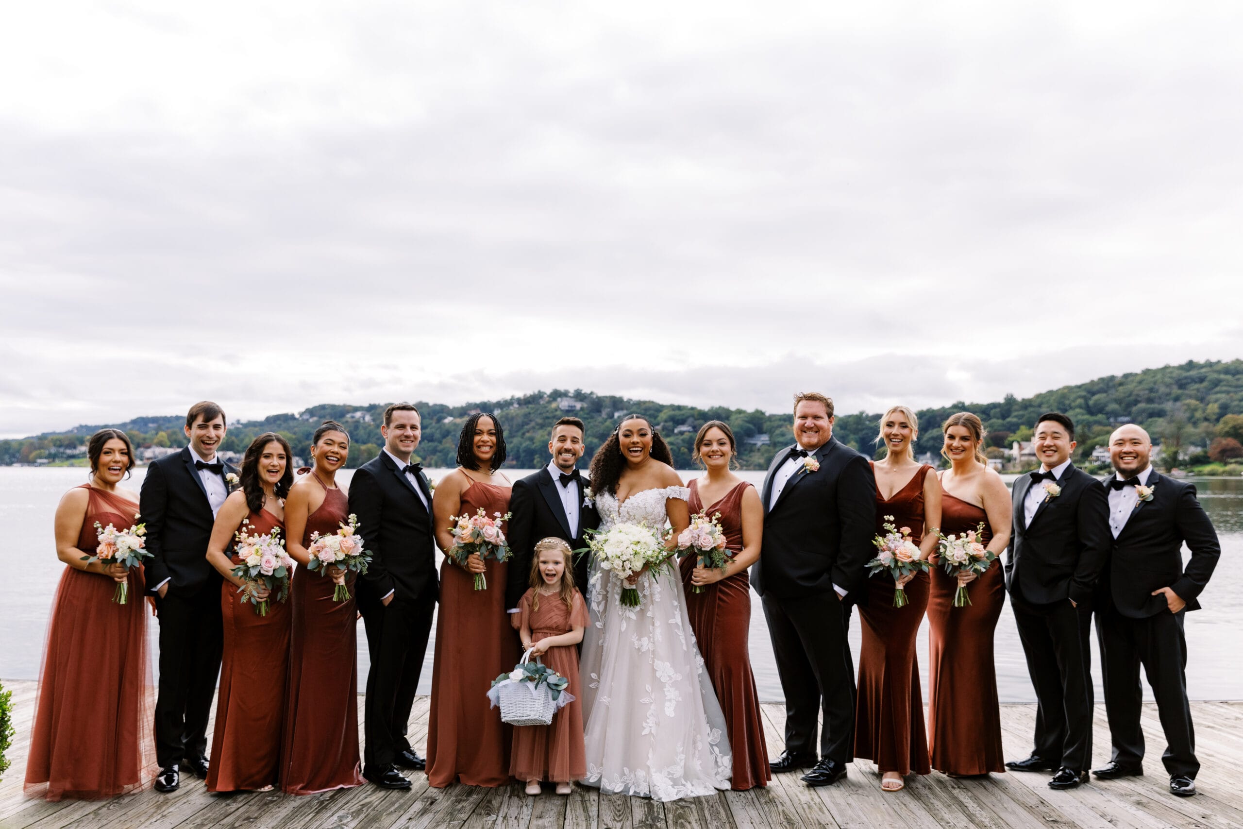 A Lake Mohawk Country Club wedding.