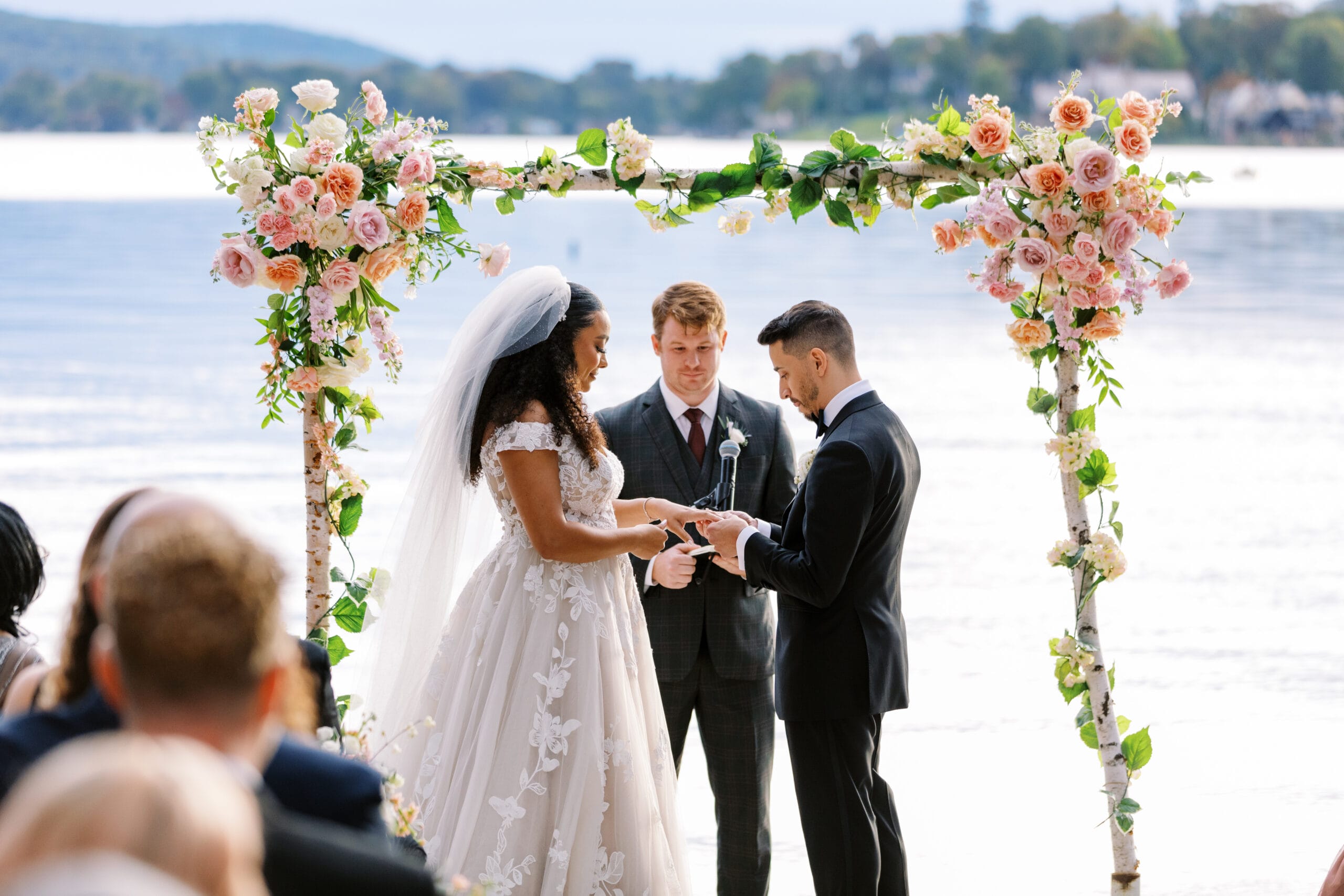 A Lake Mohawk Country Club wedding.