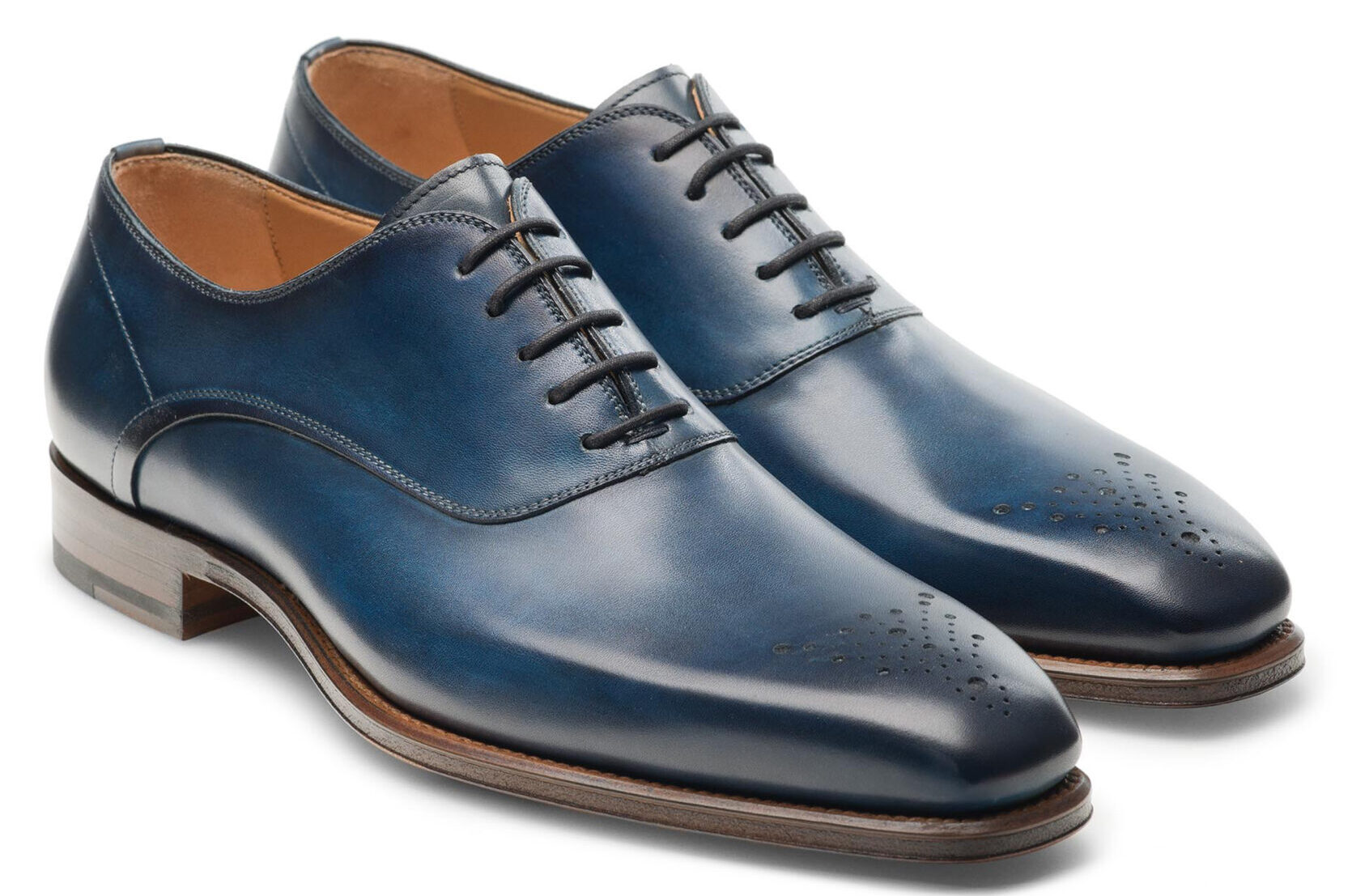 These blue shoes are a great wedding-related product for the groom.