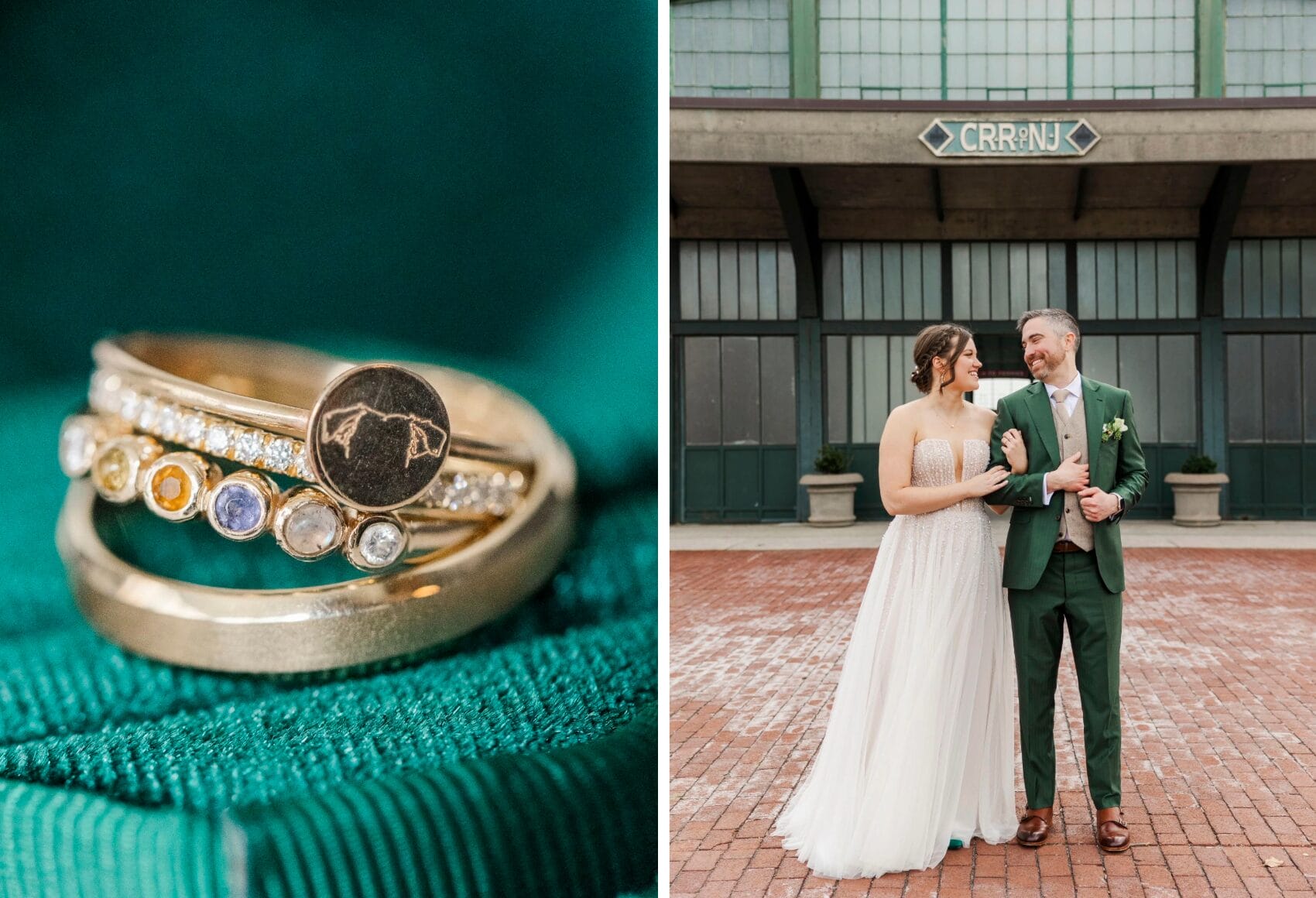An acrostic engagement ring.