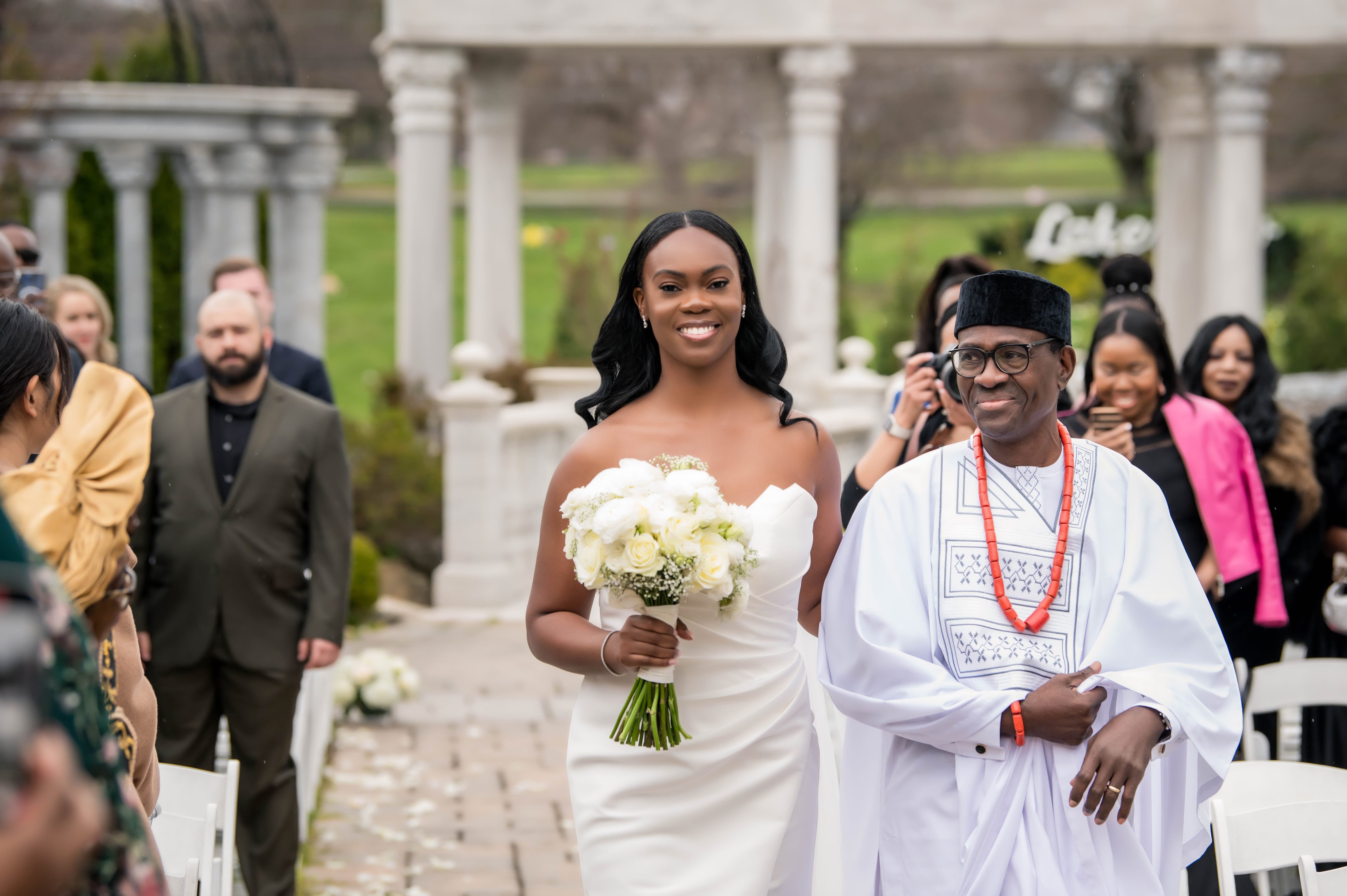A Nigerian-Ghanaian wedding at The Merion in Cinnaminson, New Jersey.