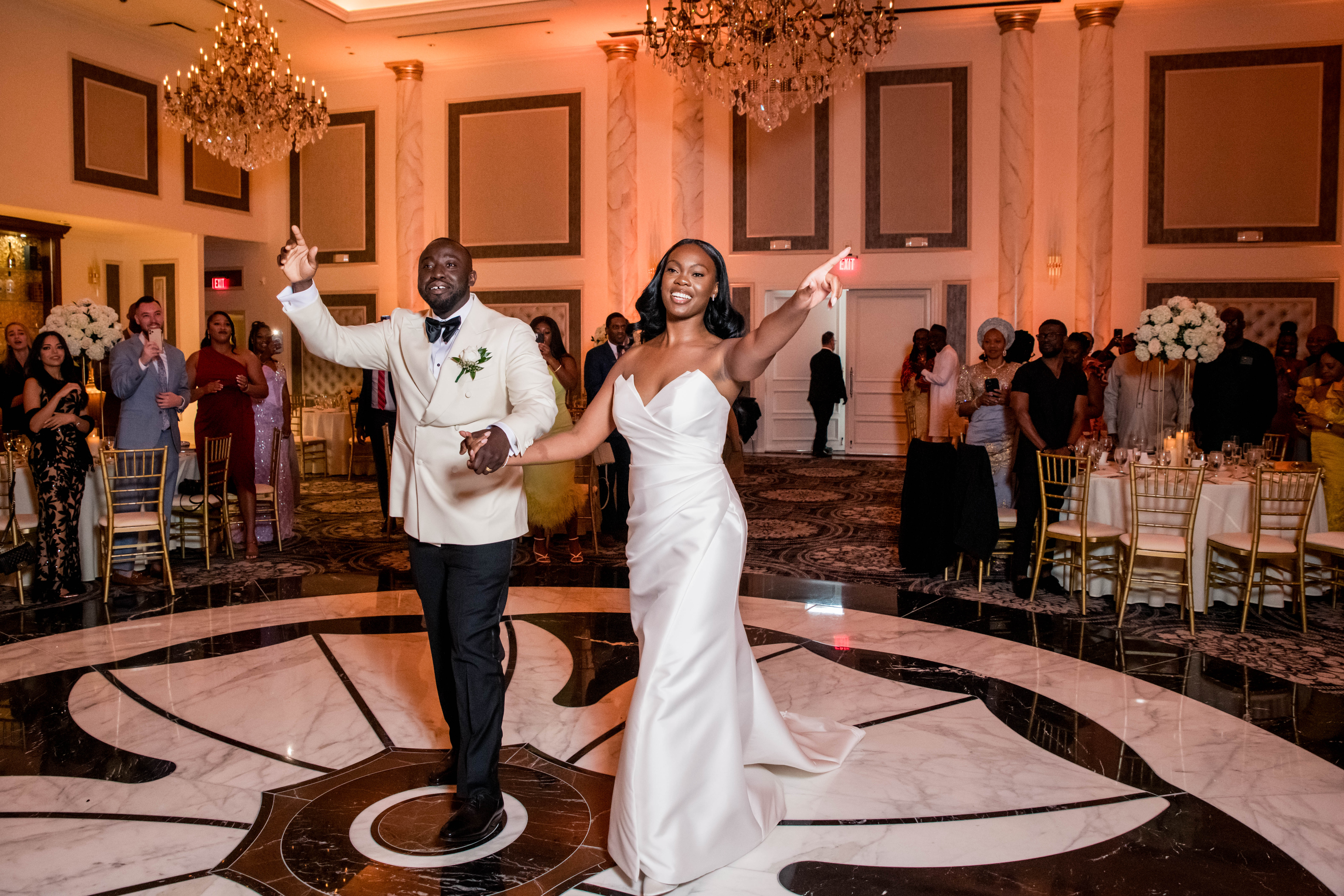 A Nigerian-Ghanaian wedding at The Merion in Cinnaminson, New Jersey.