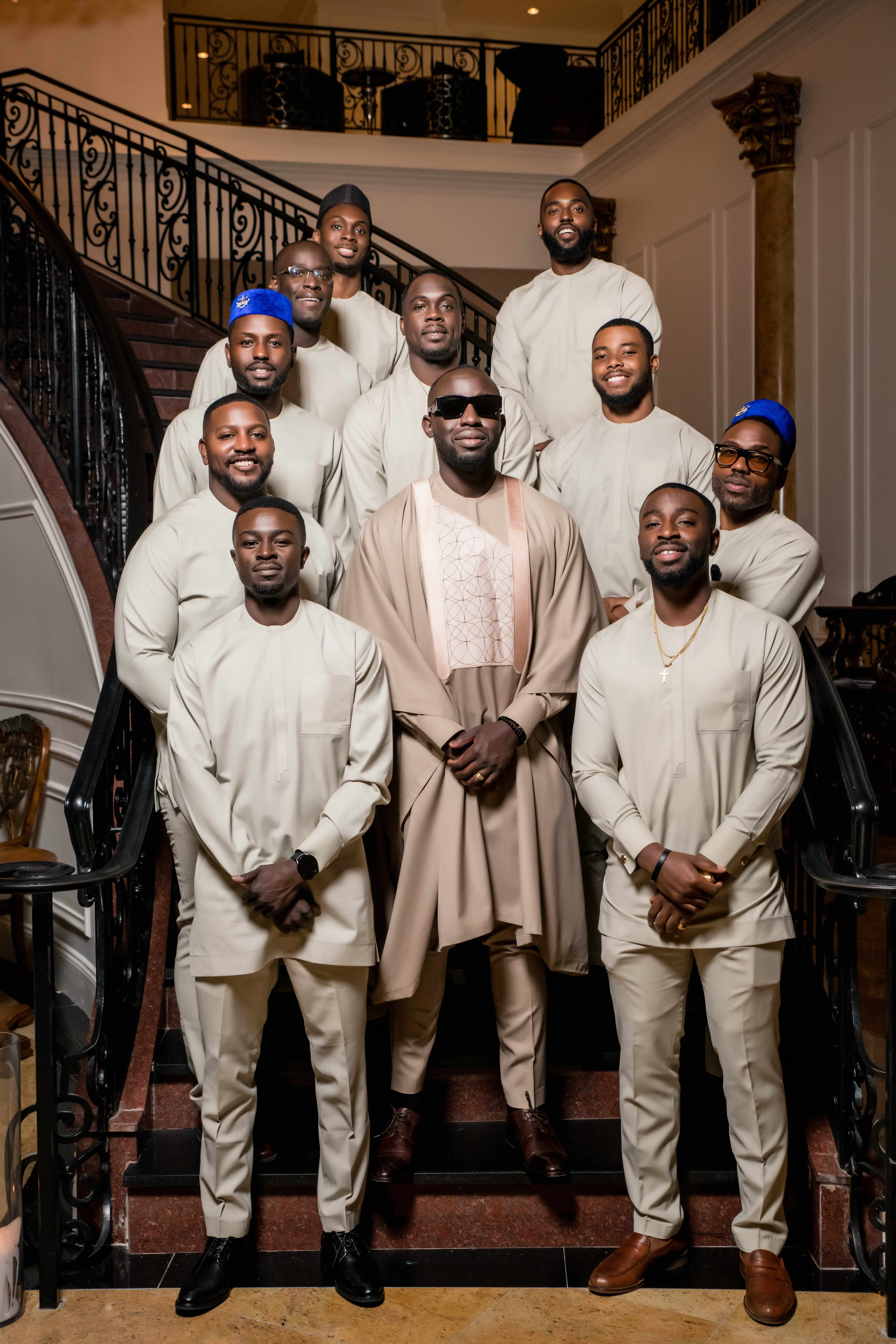 A Nigerian-Ghanaian wedding at The Merion in Cinnaminson, New Jersey.