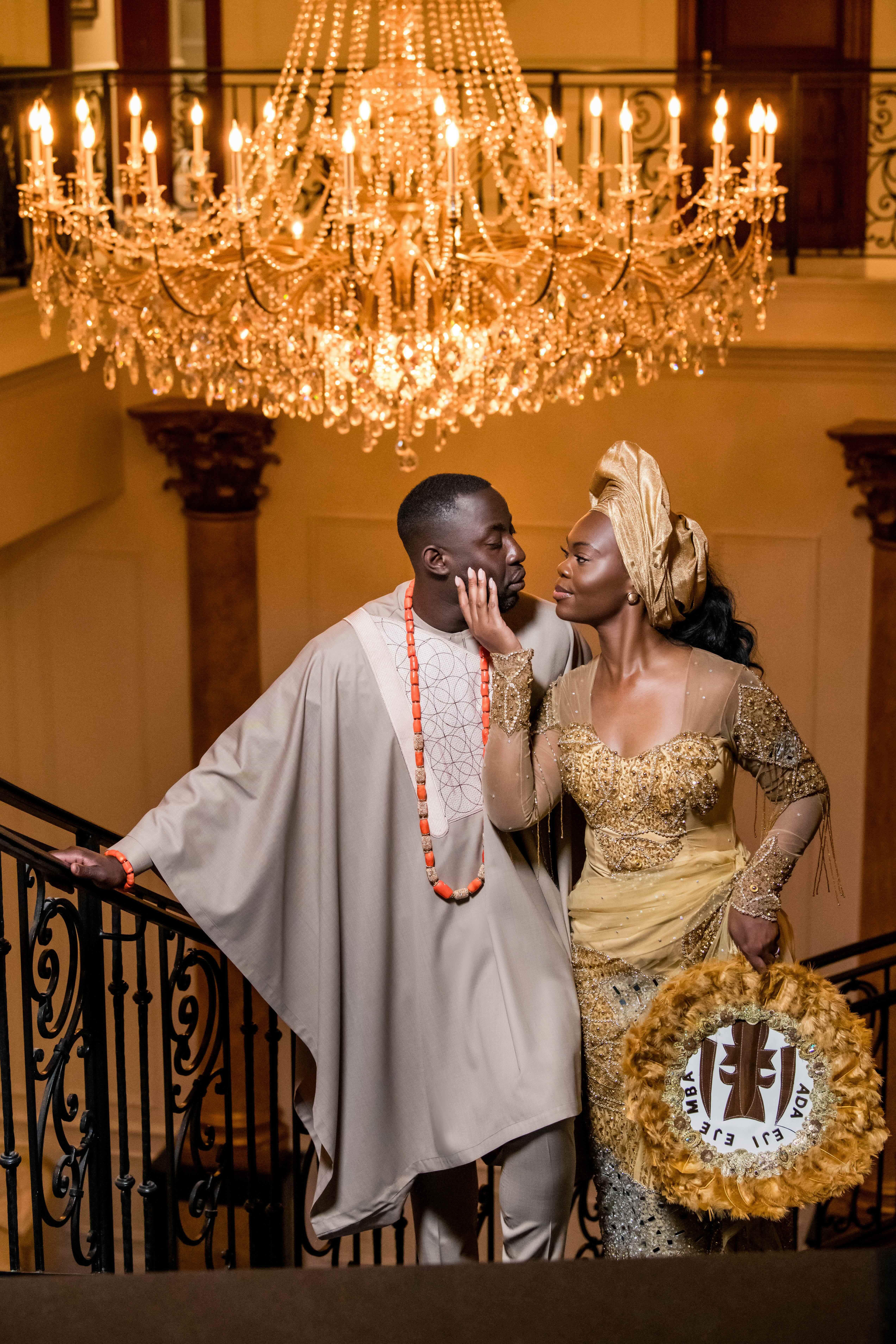 A Nigerian-Ghanaian wedding at The Merion in Cinnaminson, New Jersey.