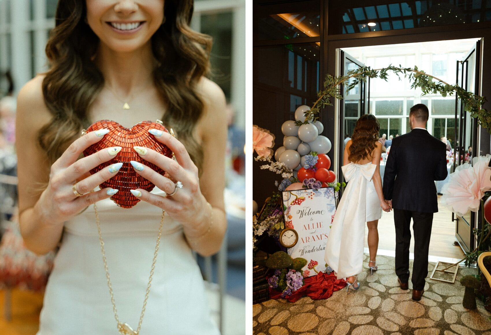 An Alice in Wonderland themed bridal shower.