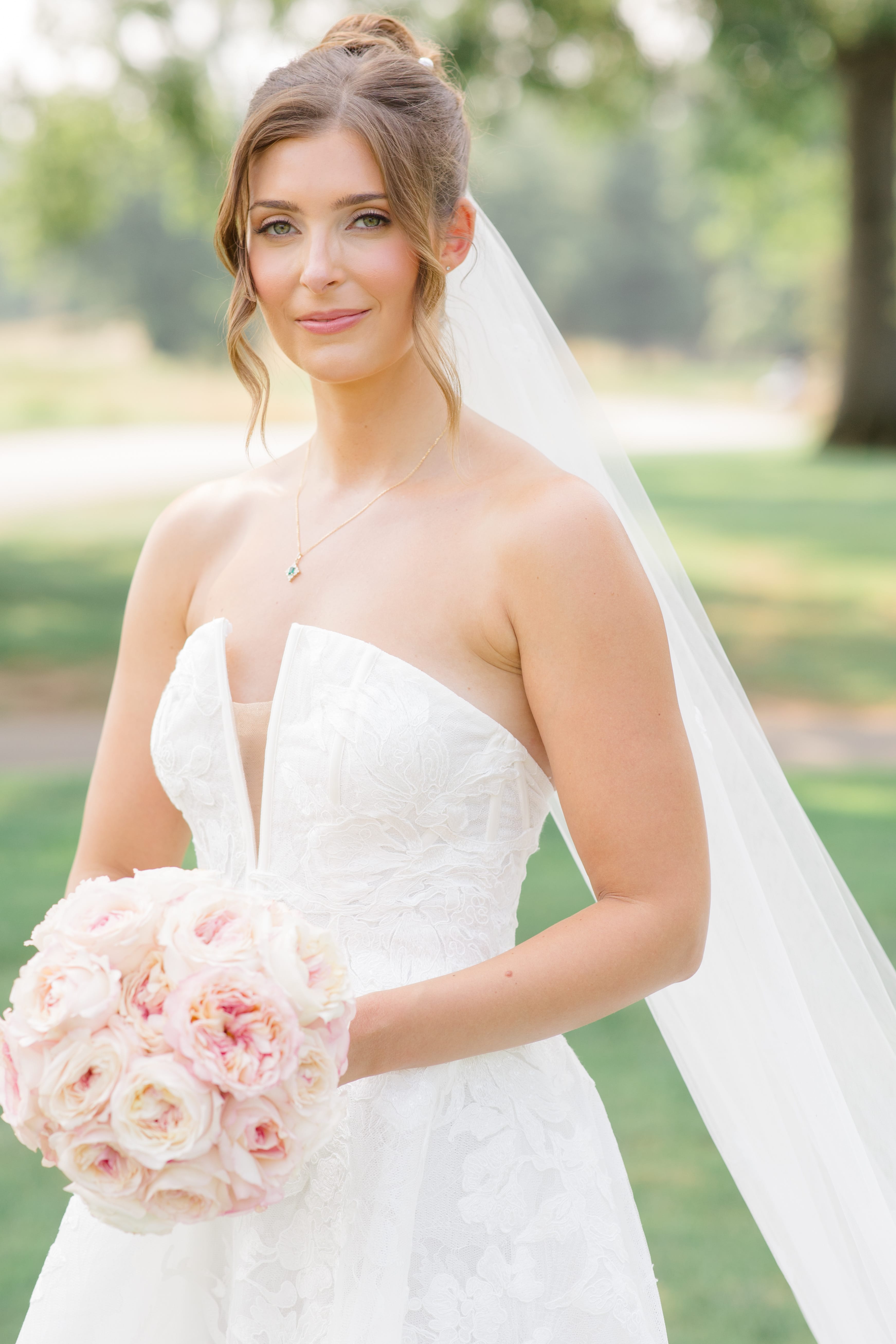 A wedding at Fiddler's Elbow Country Club in Bedminster, New Jersey.