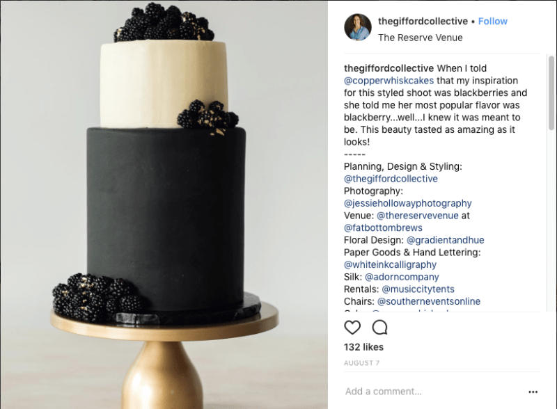 Black-wedding-cake