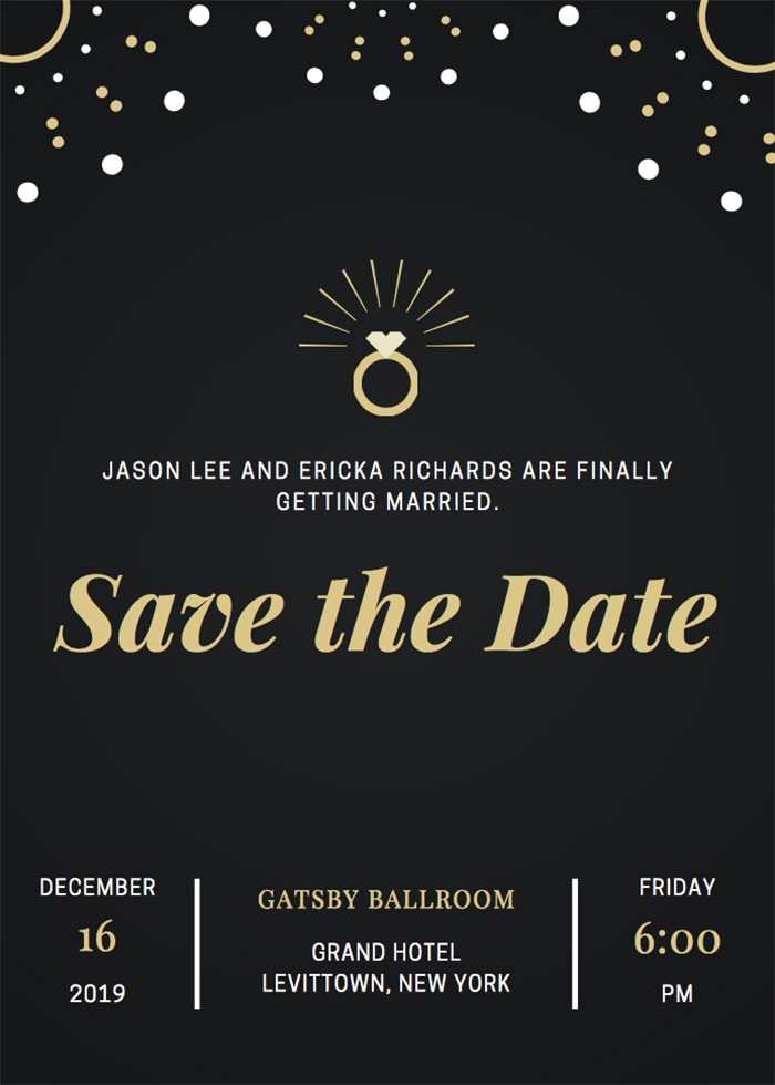 9 Change The Date Announcement Ideas—New Jersey Bride