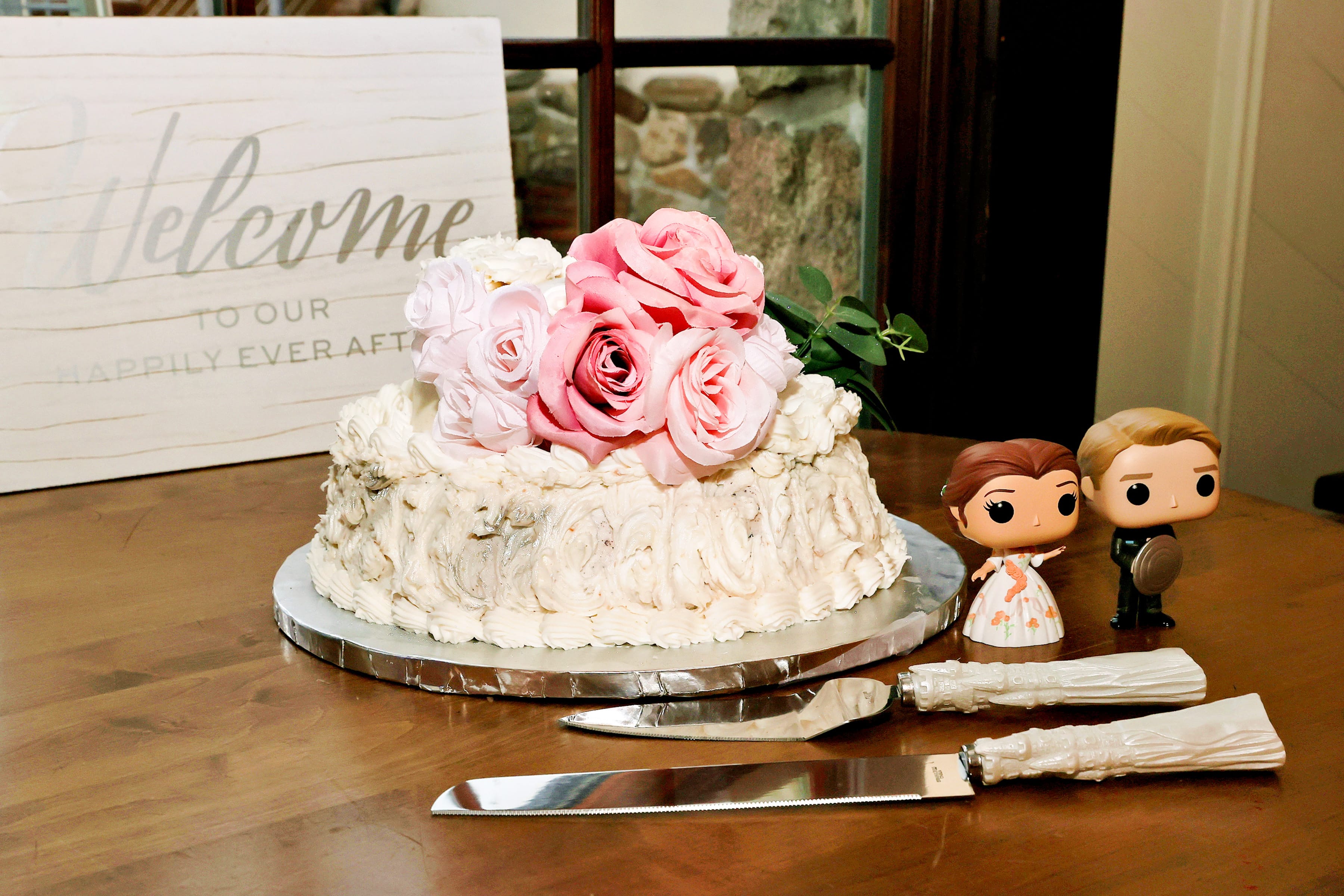 A wedding at Lake Mohawk Country Club.