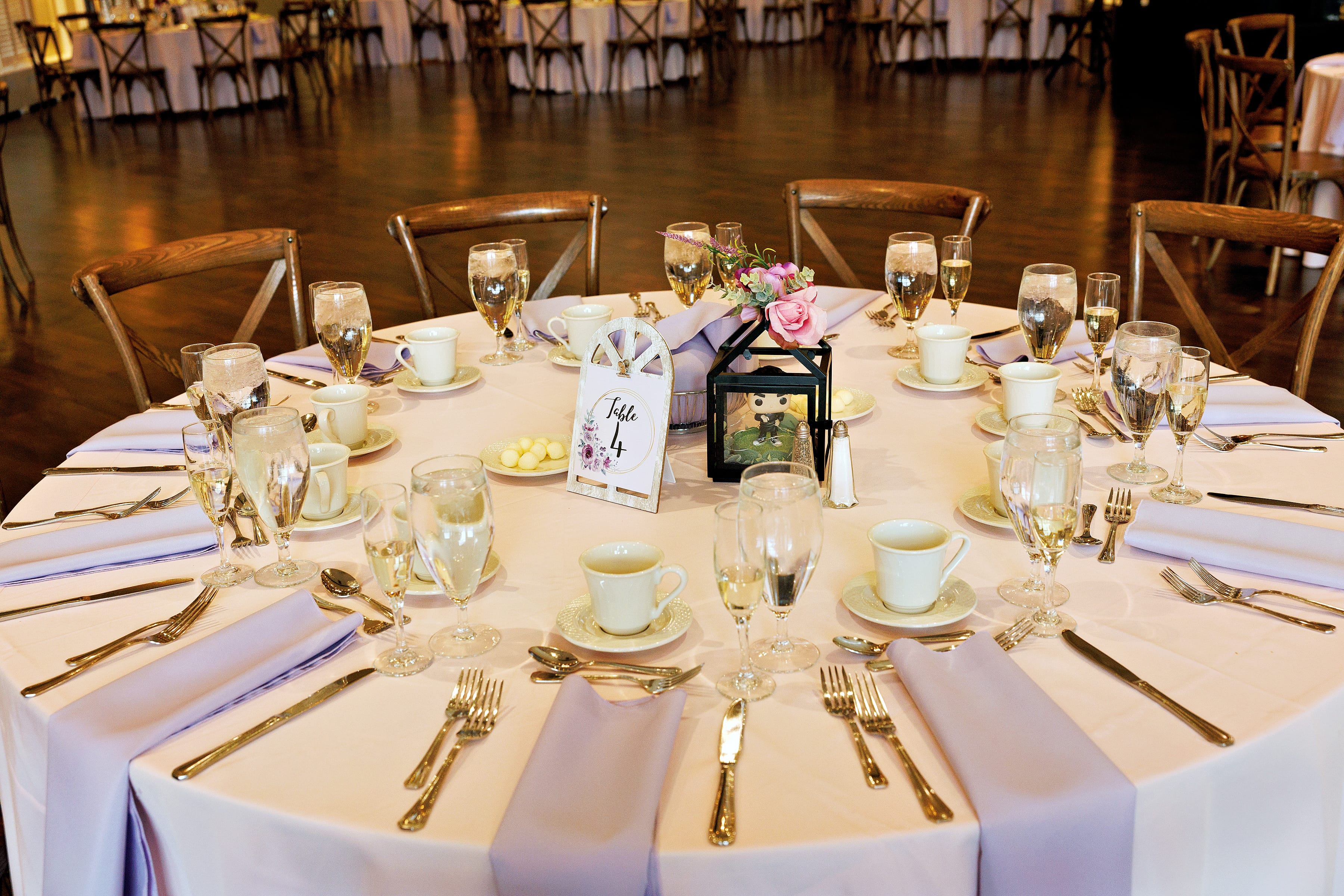 A wedding at Lake Mohawk Country Club.