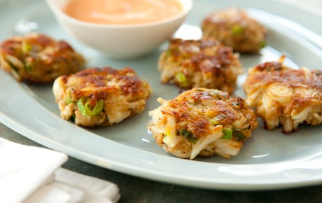 New Jersey Bride—Crab cake remoulade appetizer