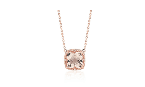 Colin Cowie for Blue Nile morganite wedding necklace