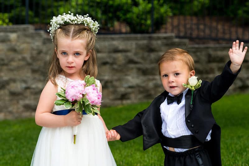 Cute kids in NJ weddings