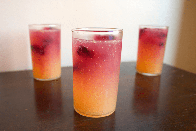 Signature Cocktail Trend Ombre Drink - New Jersey Bride