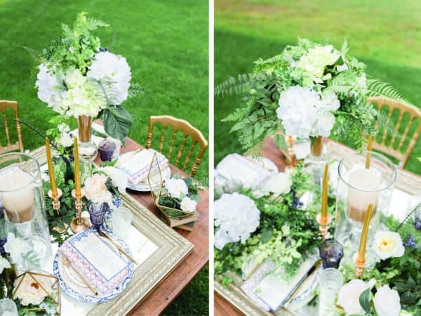 Faux wedding bouquets