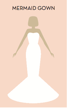 New Jersey Bride—Mermaid wedding gown.