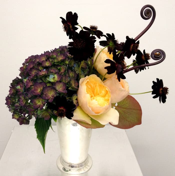 New Jersey Bride—Chocolate cosmos bouquet