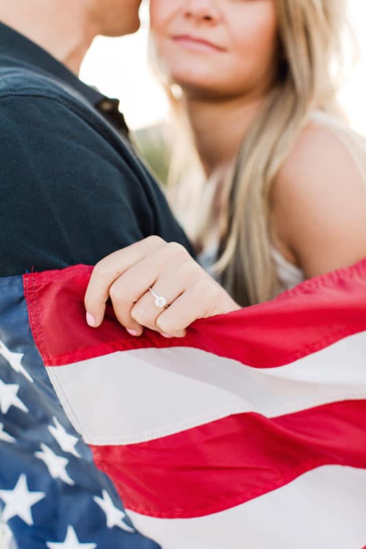 Emily and Mike's Fourth of July Engagement story down the Shore.