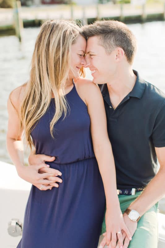 Emily and Mike's Fourth of July Engagement story down the shore.