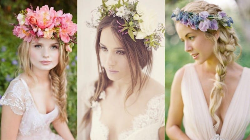 New Jersey Bride—Braids-flowers-hair