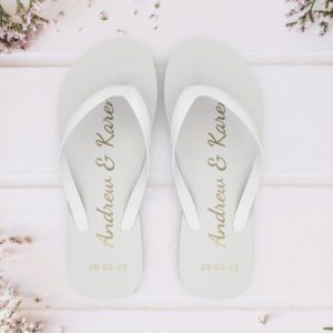 wedding flip flops