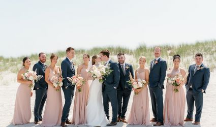 A Dreamy Waterfront Wedding With Sunset Details