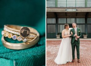 This Bride’s Acrostic Engagement Ring Has a Hidden Meaning