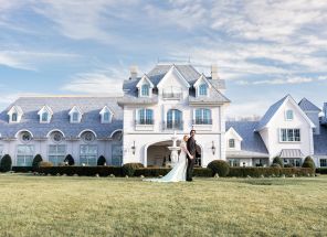 An Elegant Winter Wedding Complete With a Fireworks Show