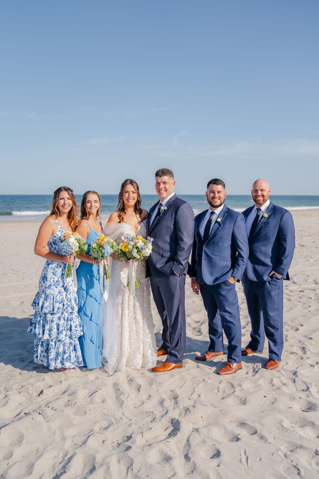 An ICONA Windrift wedding on the beach at the Shore in New Jersey.