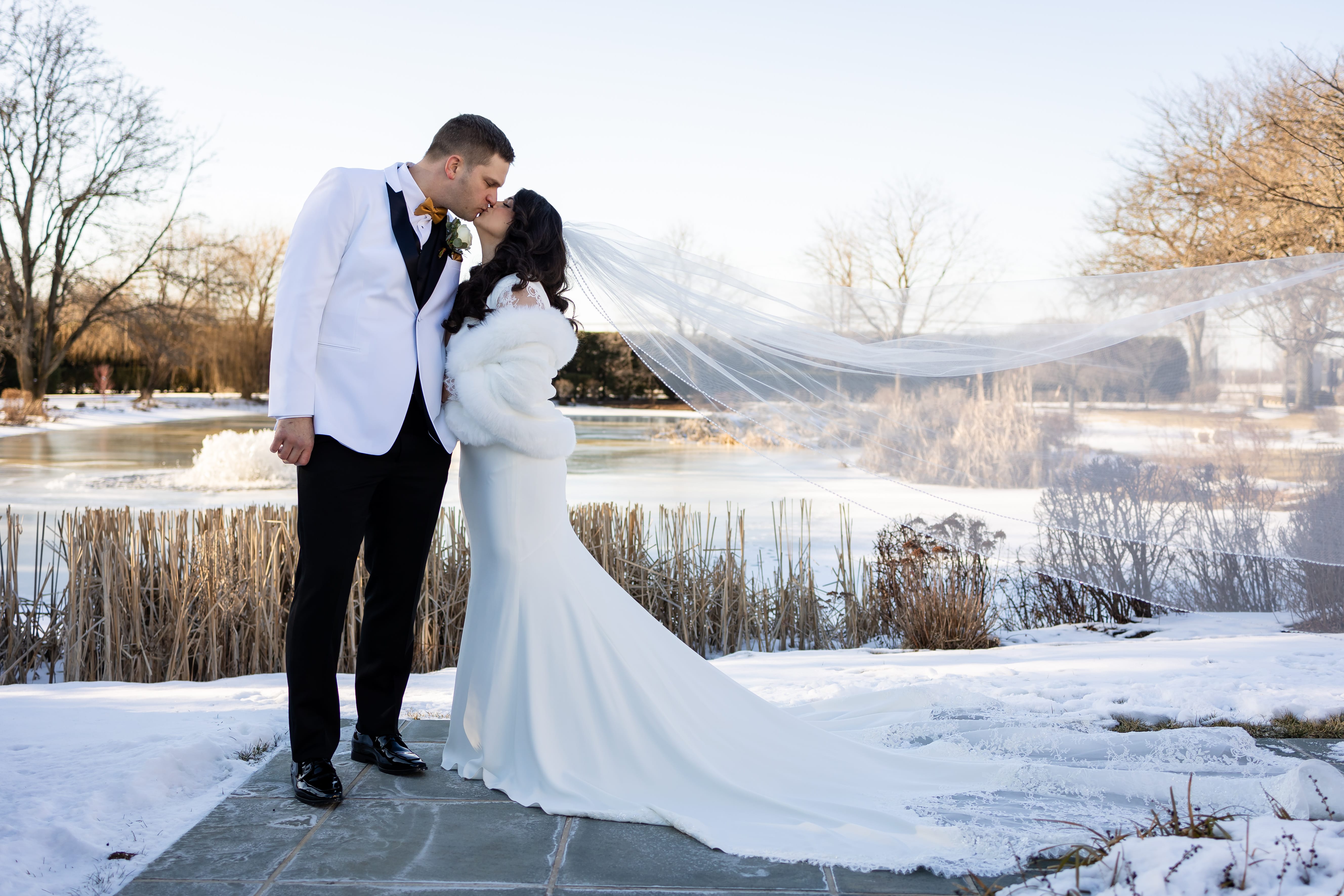 A winter wedding at Park Chateau in East Brunswick, New Jersey.