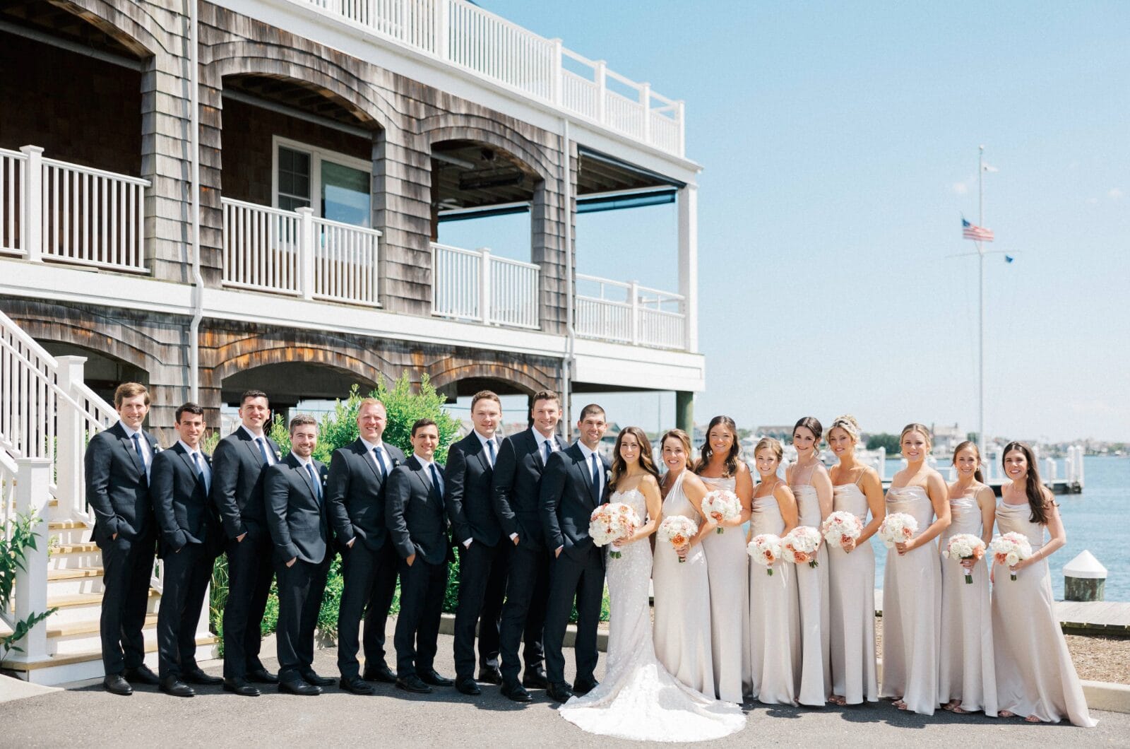 A Bay Head Yacht Club wedding.