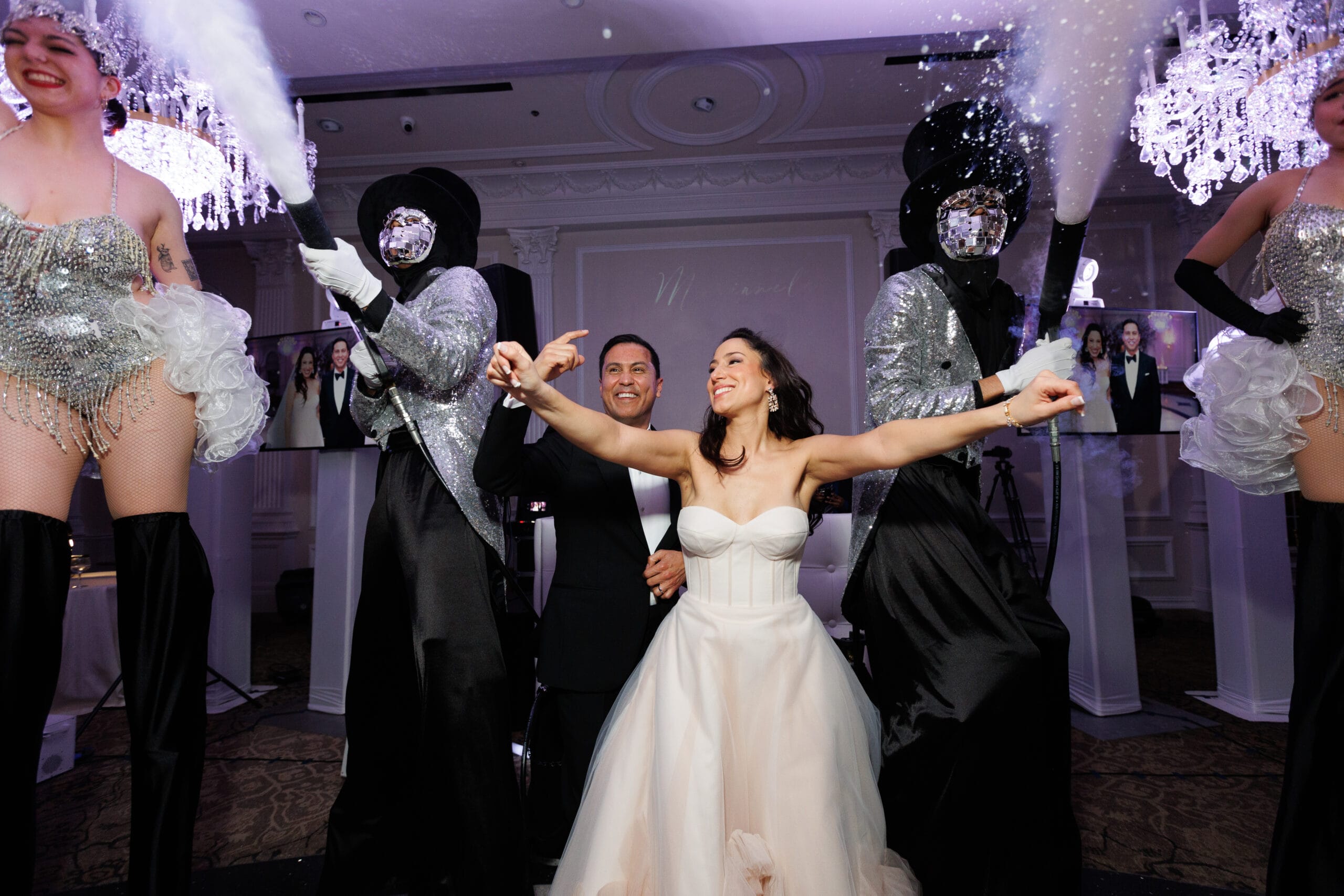 Radio personality Lulu's wedding at the Rockleigh.