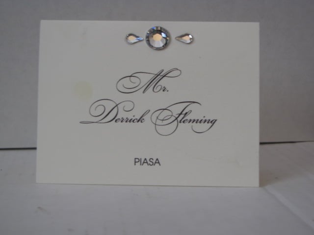 How to Make Wedding Place Cards