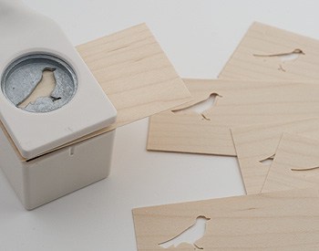 New Jersey Bride—Hole punch place cards.