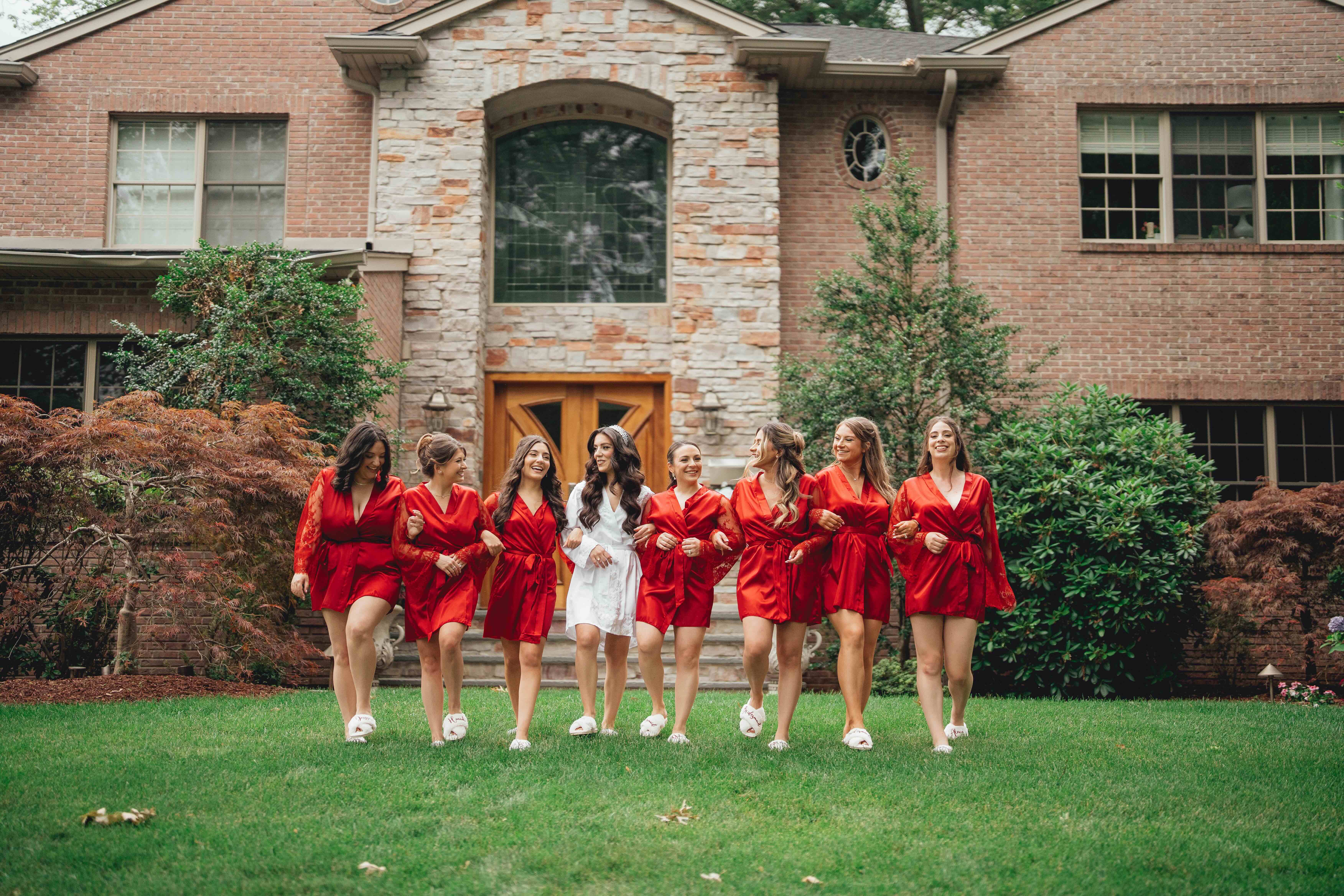 A stunning wedding at the Venetian in New Jersey with a red color scheme.