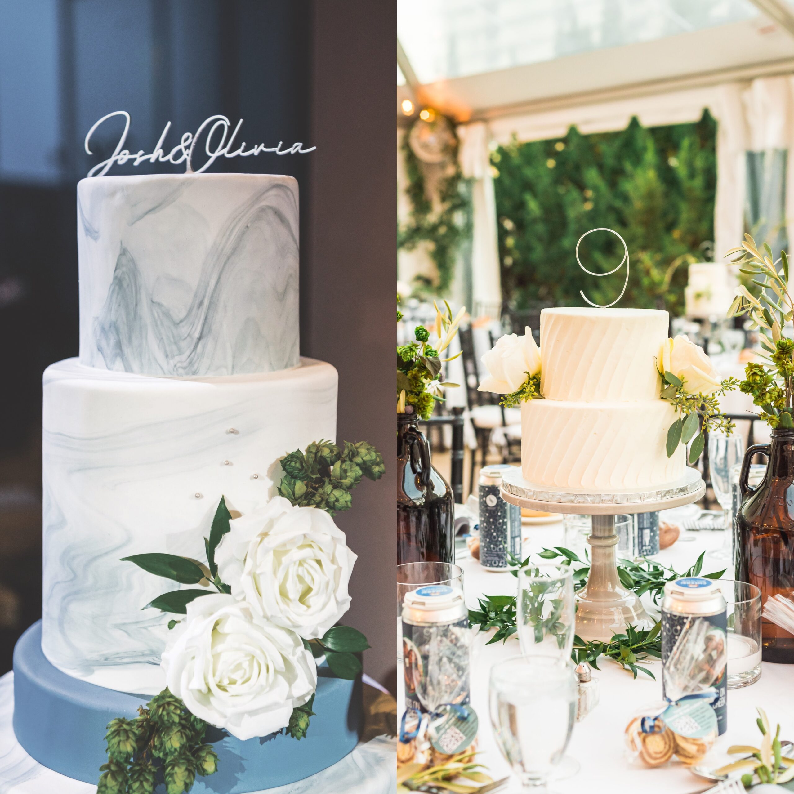 Wedding cakes by Chocolate Carousel
