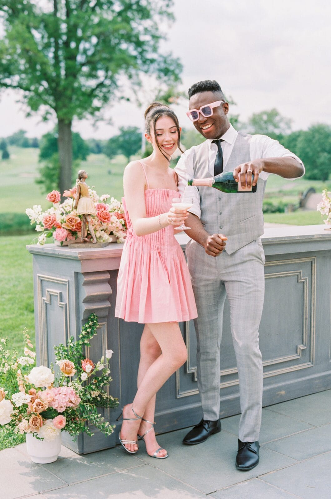 A styled shoot at Fiddler's Elbow.