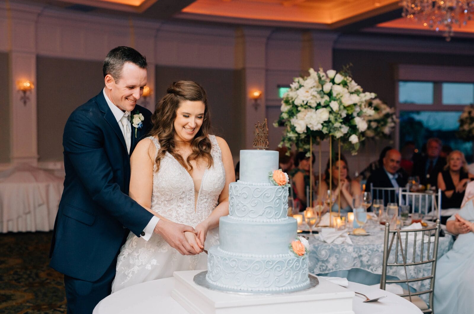 A Clarks Landing Yacht Club wedding.